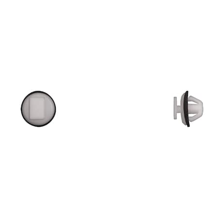 Wht Rocker Moulding Clips 8mm Hole Size MPN:15080PK