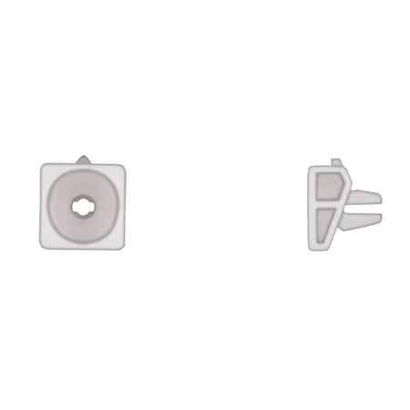 Wht Nyln Screw Grommets No 10 Screw Size 8.7mm Stem L PK15 MPN:15343PK