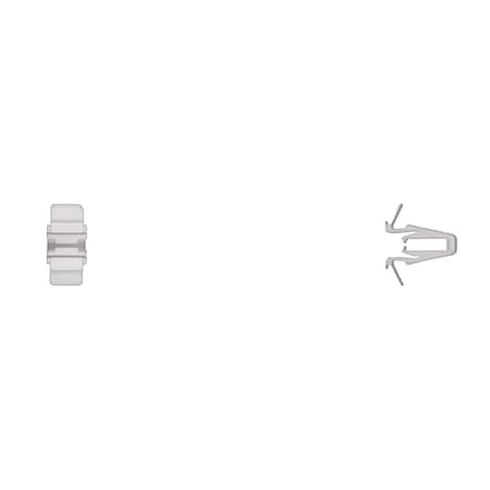 Wht Nyln Moulding Clips Door/Garnish MPN:15497PK