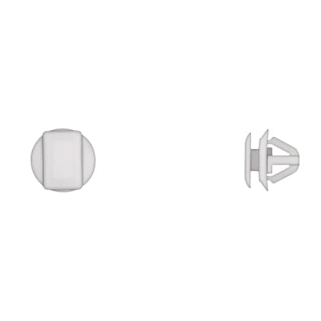 Wht Nyln Moulding Retainers 10mm Hole 14 MPN:15718PK