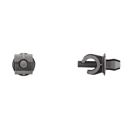 Blk Nyln Hood Rod Retainers 7mm Sq Hole MPN:15722PK