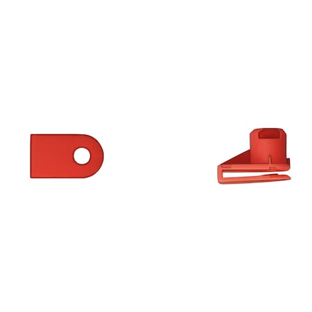 Red Nyln U Type Nuts No 12 Screw P/R Up To 2mm PK25 MPN:15729PK