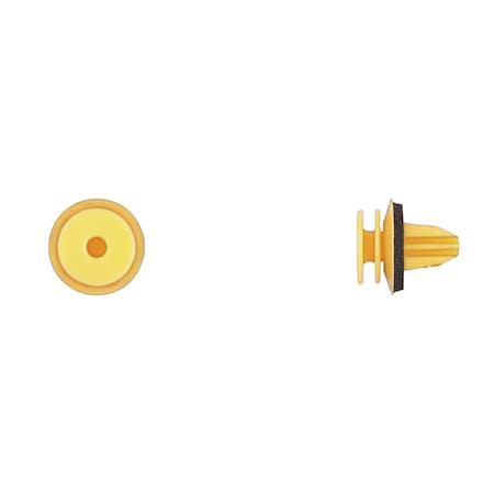 Ylw Nyln Door Trim Ret 8mm Hole 13mm Ste MPN:15749PK