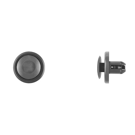 Blk Nyln Push Type Ret 8mm Hole 10mm Stm MPN:15751PK10