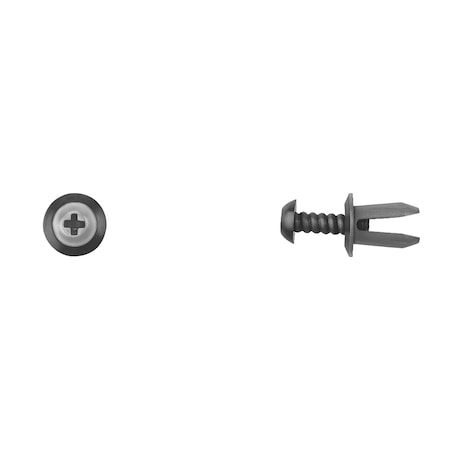 Blk Phllp Screw Retainers 7mm Hole 13mm MPN:15754PK