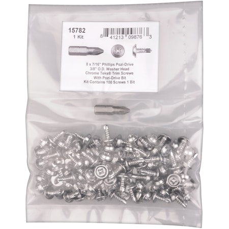 Screw Kit, Chrome, PK101 MPN:15782