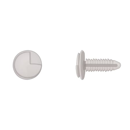 Ntrl Nyln Door Panel Ret 7mm Hole 17mm MPN:1716PK