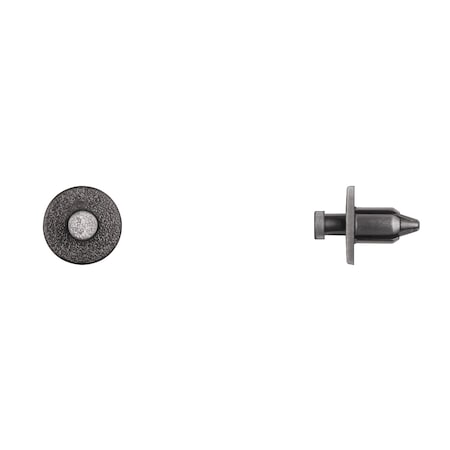 Blk Nyln Push Type Ret 6.3mm Hole 13mm S MPN:17598PK