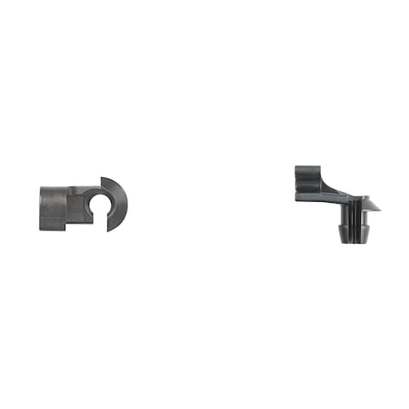 Blk Nyln Door Rod Clips 5/32