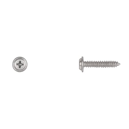 Zinc Flat Top Phil Screws 8X1
