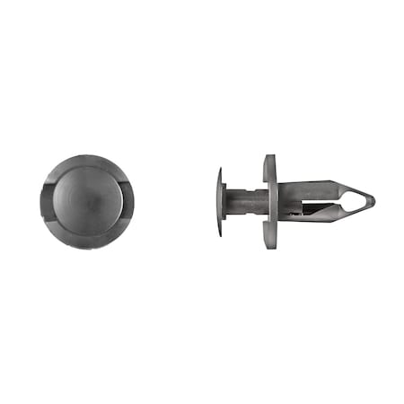 Blk Nyln Push Type Ret 8mm Hole Size 20m MPN:1860PK100