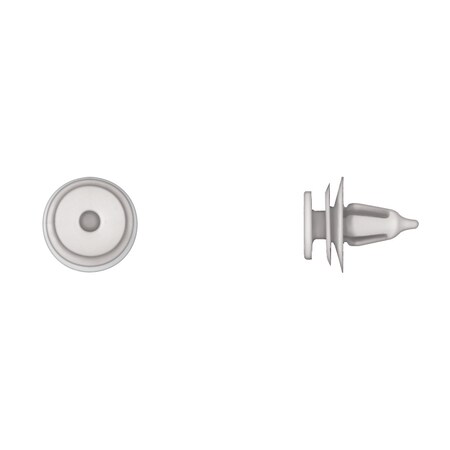 Wht Nyln Door Panel Ret 7mm Hole 13mm Hd MPN:2063PK100
