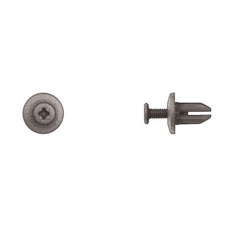 Blk Nyln Phllp Screw Ret 7mm Square Hole MPN:2155PK