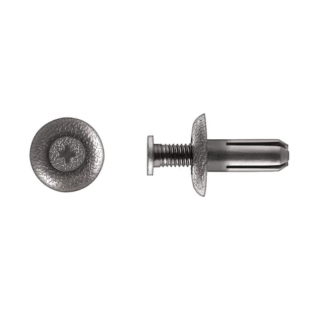 Blk Nyln Phllp Screw Ret 8mm Hole Sze 2 MPN:2163PK