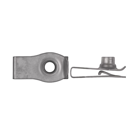 Blk Long Extruded U Nuts 3/8