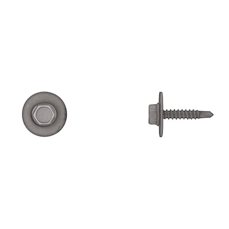 Blk Finish Tek Trim Screws 4.2-1.41X20mm 17mm Washer MPN:5552PK