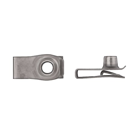 Blk Long Extruded U Nuts 8-1.25mm PR .01 MPN:5557PK