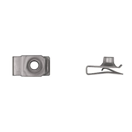 Blk Short Extruded U Nuts 6.3-1.00mm PR MPN:5559PK