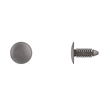 Blk Nyln Shield Retainers, 1/4