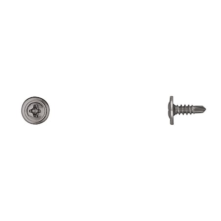 Zinc Phil Oval Tek Screws 8X1/2