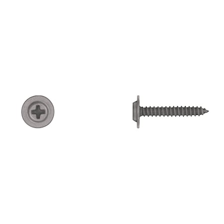 Blk Phspht Trim Screws 8X1