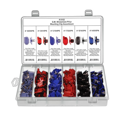 GM Windshield Pillar Assortment MPN:8102