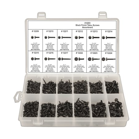 Teks Screw Assortment, 415 pcs. MPN:8203