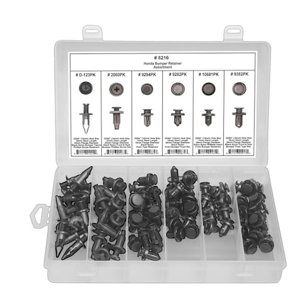 Honda Bumper Retainer Assortment MPN:8216
