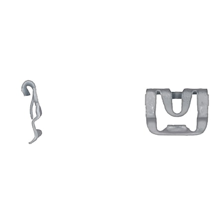 Blk Rear Window Mldg Clips 17.5mm W 23.2 MPN:825PK