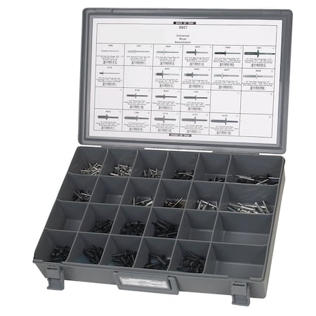 Universal Rivet Assortment, 263 PCS MPN:8607