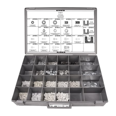Universal Nut/Shim Assortment, 450 PCS MPN:8611