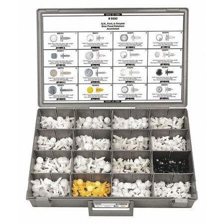 Door Panel Retainer Assort, 395 pcs. MPN:8690