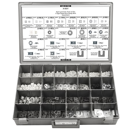 Automotive Hardware Assortment, 745 PCS MPN:8691
