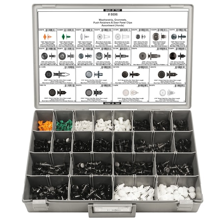 Honda Retainer Assortment, 575 pcs. MPN:8696