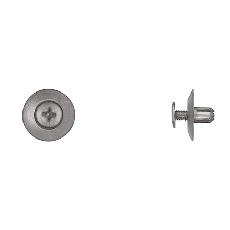 Blk Nyln Phllp Screw Ret 6mm Hole Sze 9m MPN:9108PK