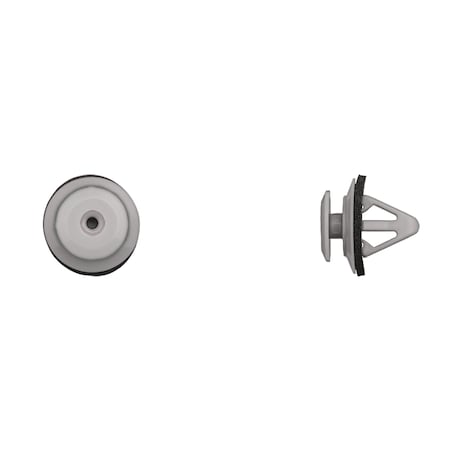 Gray Nyln Mldg Retainers 10mm Hole Size MPN:9126PK