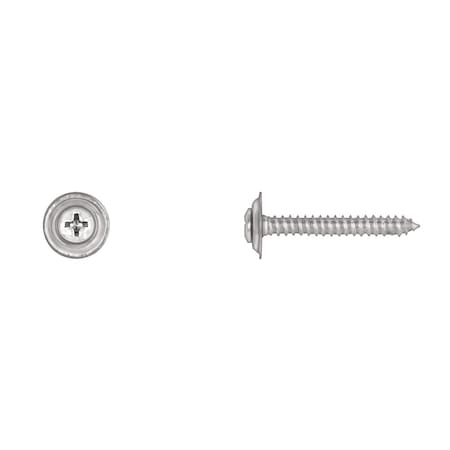 Chrome Sems Trim Screws 8X1-1/4
