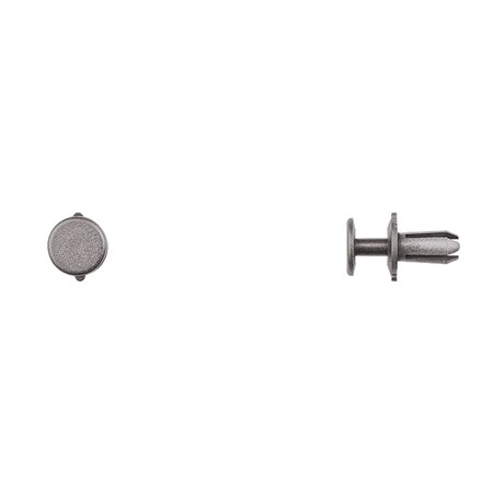 Blk Nyln Push Type Ret 5mm Hole 11mm Stm MPN:9229PK