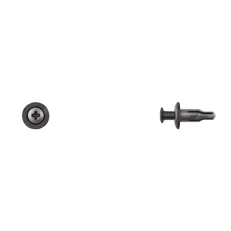Blk Hood Push Type Ret 5mm Hole 13mm Ste MPN:9238PK