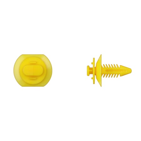 Ylw Nyln Door Panel Ret 6.5mm Hole 6.3mm MPN:9349PK