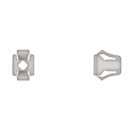 Wht Nyln HeadLght Adj Nuts 1/4-28 Screw MPN:9351PK