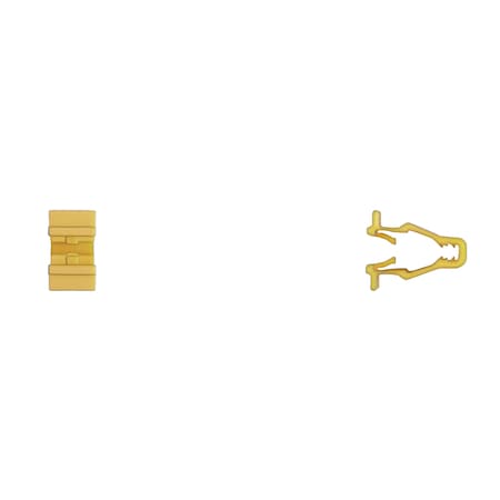 Ylw Nyln Exterior Trim Ret 17.5mm OA Hei MPN:9361PK