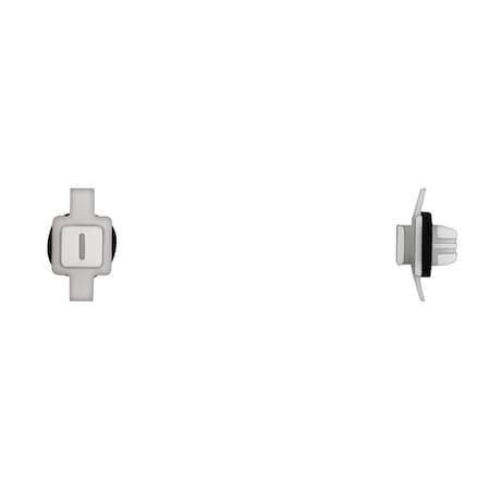 Wht Nyln Whl Arch Ret 6mm Stem 7mmx7mm T MPN:9362PK