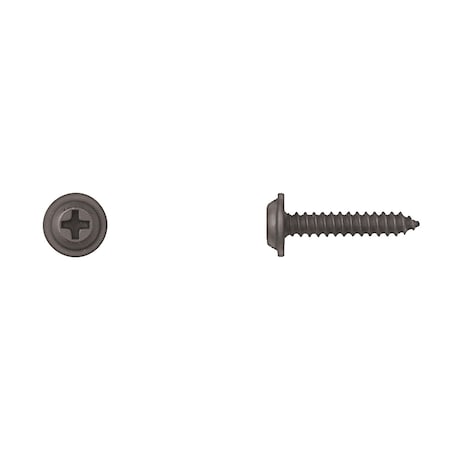Blk Flat Top Phil Screws 10x1