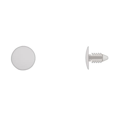 Wht Nyln Shield Retainers 5/16