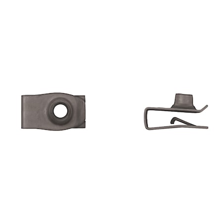 Blk Extruded U Nuts 6-1.00mm PR .140