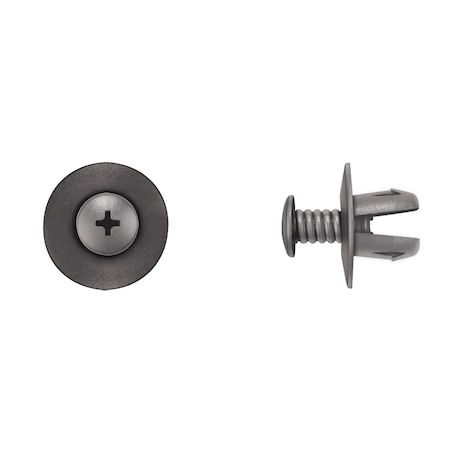 Blk Nyln Phil Screw Ret 12mm Hole 12mm S MPN:9580PK