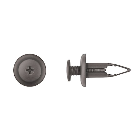 Blk Nyln Bumper Screw Ret 9mm Hole 20mm MPN:9646PK