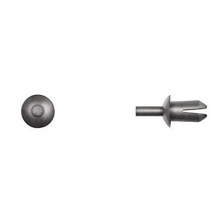 Blk Nyln Push-Type Retainer 5mm Hole Siz MPN:9652PK