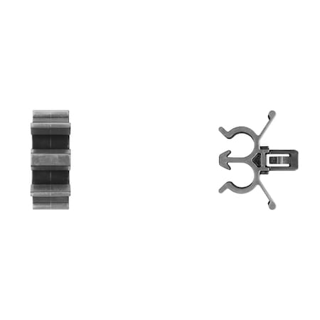 Blk Nyln Routing Clips Holds 7mm Dia 21. MPN:9666PK